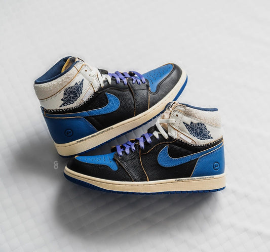 IO7847 001 Air Jordan 1 Retro High OG SP Fragment x Union LA Sport Royal