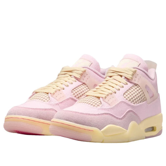 IB6716 600 Air Jordan 4 Retro Iced Carmine (Women's)