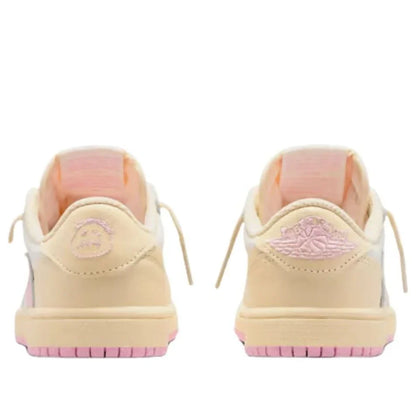 IQ7605 100 Air Jordan 1 Retro Low OG SP Travis Scott Shy Pink (PS)