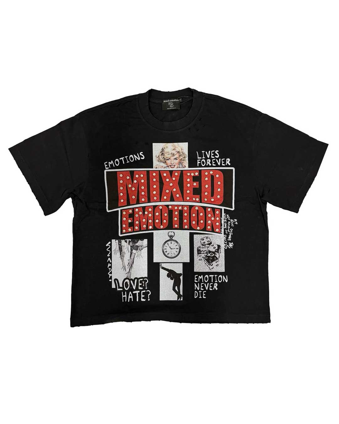 Mixed Emotions Lost Identity Tee Black