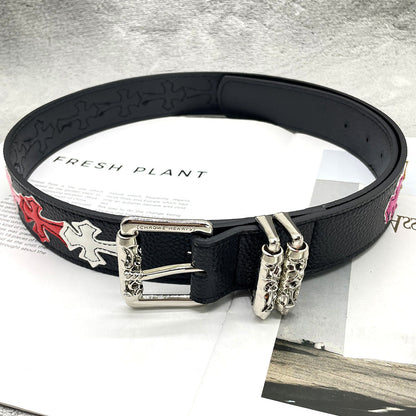 Chh Chrome Heart Belt Sacred Sword Cross Belt