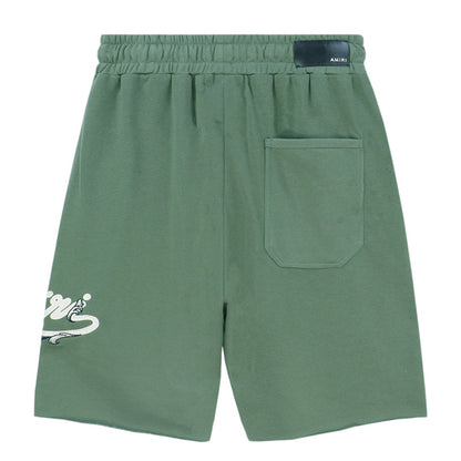 AMRI Letter Logo Embroidery Shorts