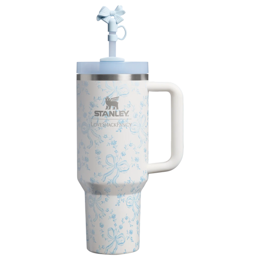 Stanley 1913 x LoveShackFancy Holiday Quencher® H2.0 FlowState™ Tumbler | 40 OZ