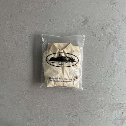 Corteiz Velvet Jacket Cream