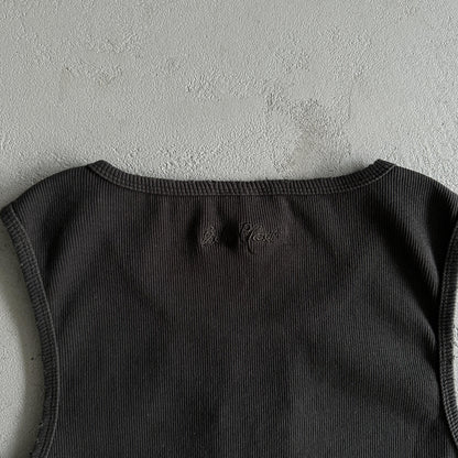 Broken P Mens Washed Ribbde Tank Top