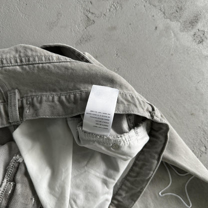Broken P White Star Pants