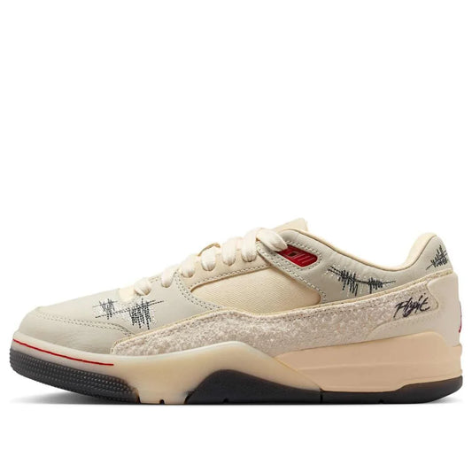 HQ2958 100 Air Jordan Flight Court Who Decides War Coconut Milk (Women's)
