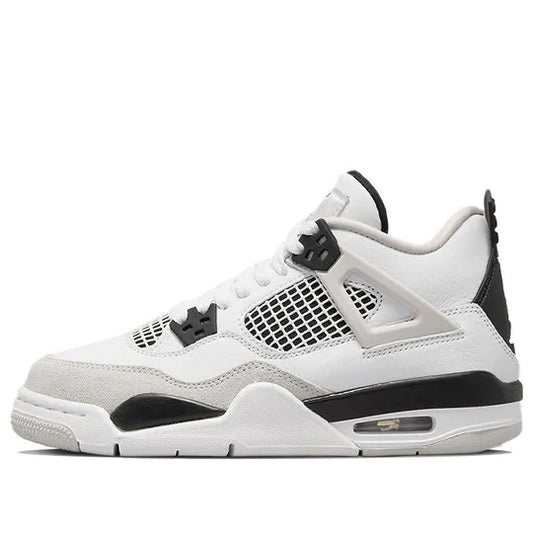 408452 111 Air Jordan 4 Retro Military Black (GS)